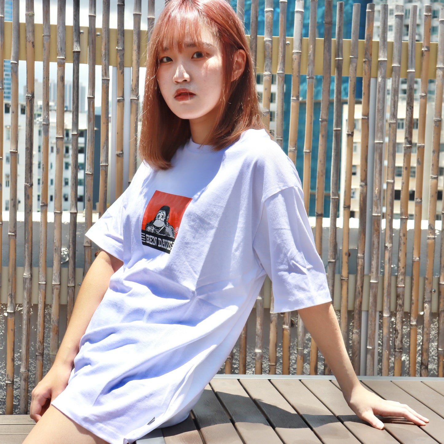 (現貨) BEN DAVIS BOX LOGO TEE - 抗菌防臭物料製造