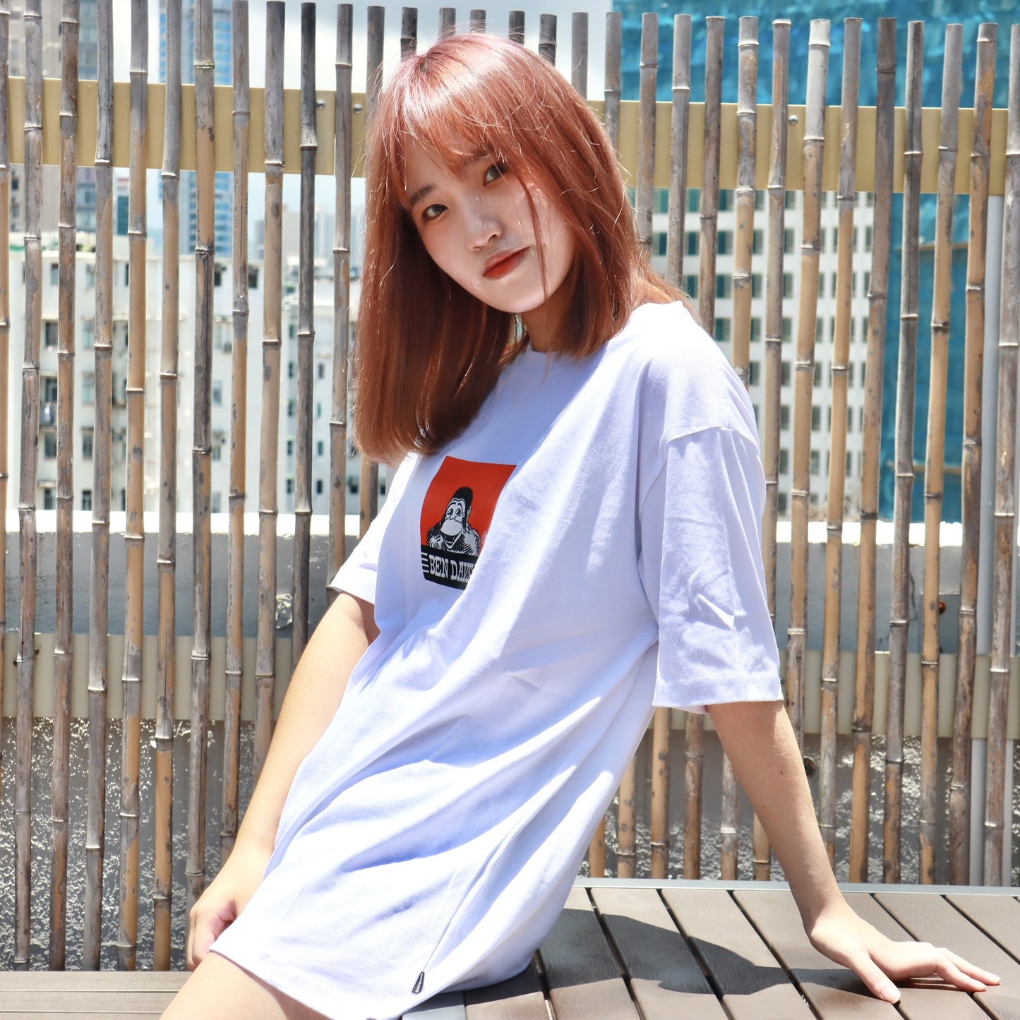 (現貨) BEN DAVIS BOX LOGO TEE - 抗菌防臭物料製造