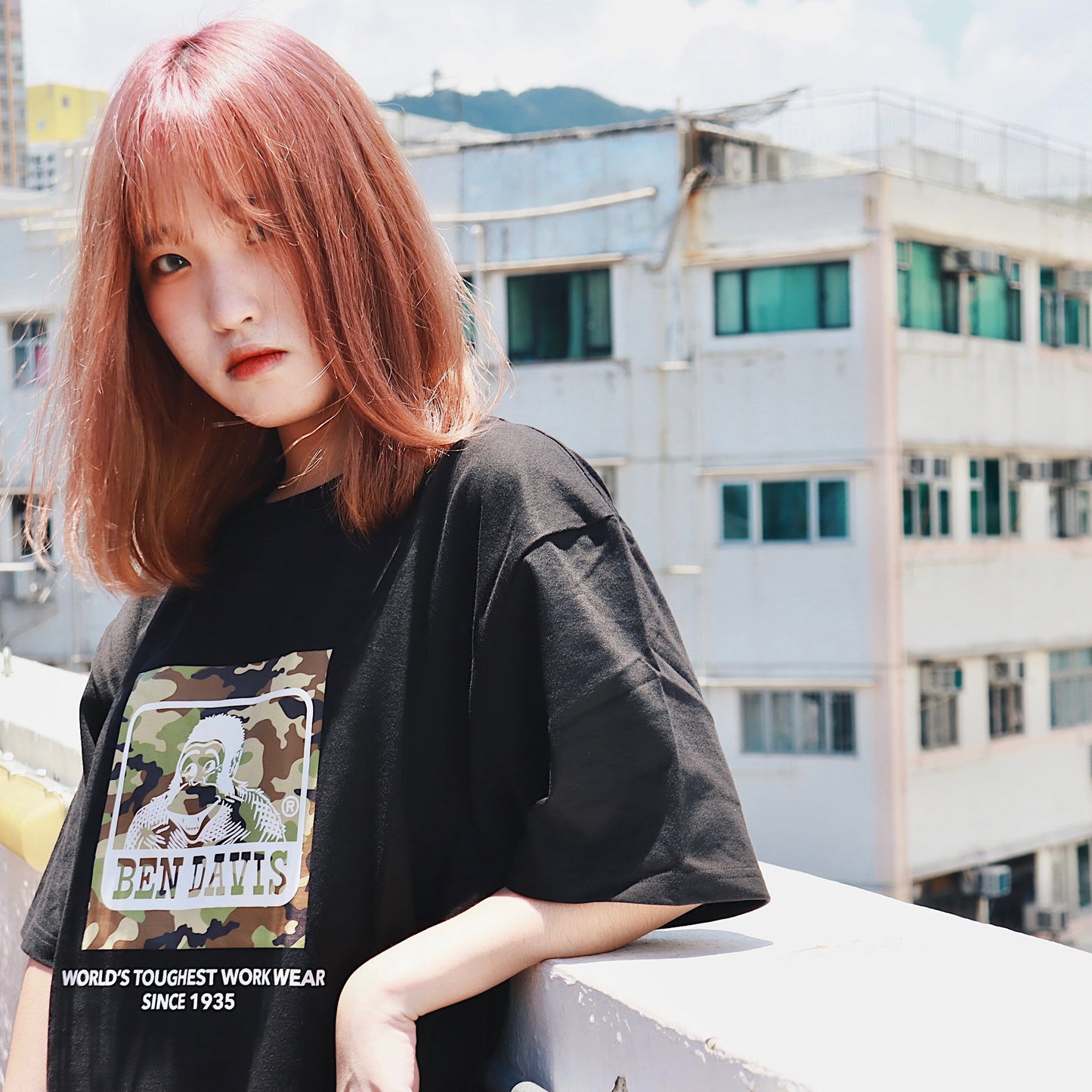 (現貨) BEN DAVIS CAMO PRINT TEE - S/S20 抗菌防臭物料