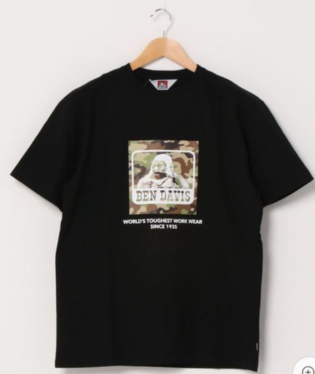 (現貨) BEN DAVIS CAMO PRINT TEE - S/S20 抗菌防臭物料