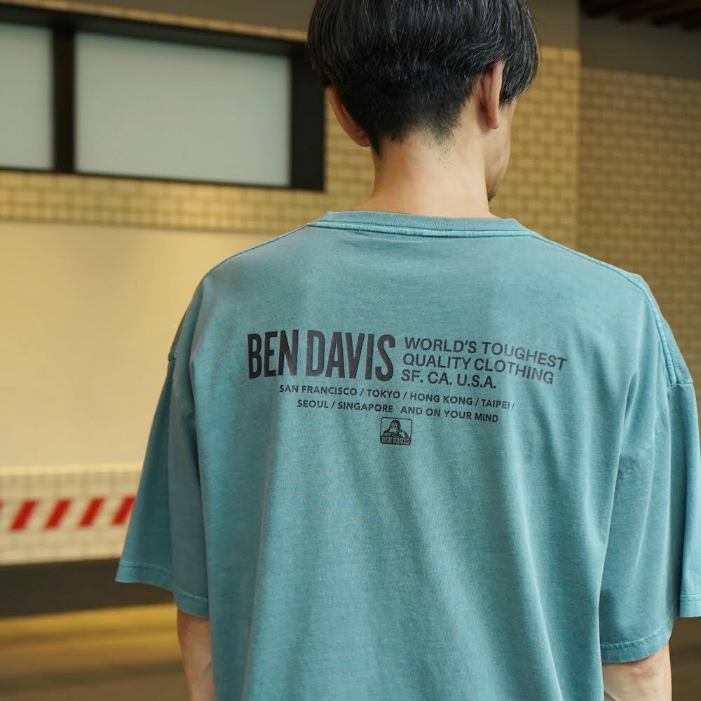 (現貨) BEN DAVIS JP PIGMENT DYE PRINT TEE