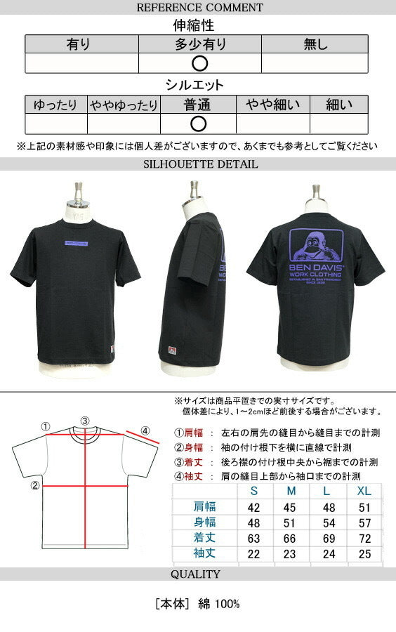 (現貨) BEN DAVIS TEE
