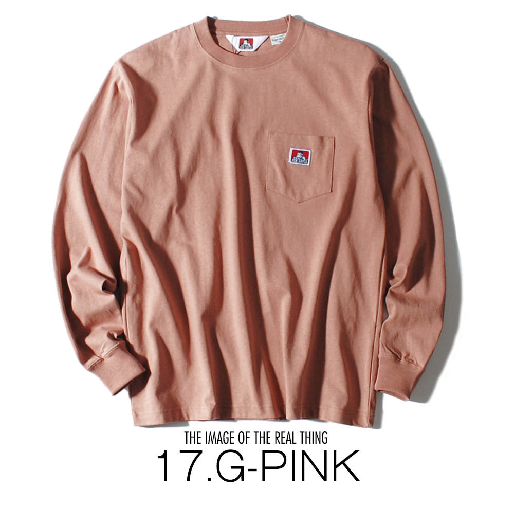 (現貨) BEN DAVIS LONG SLEEVE POCKET TEE