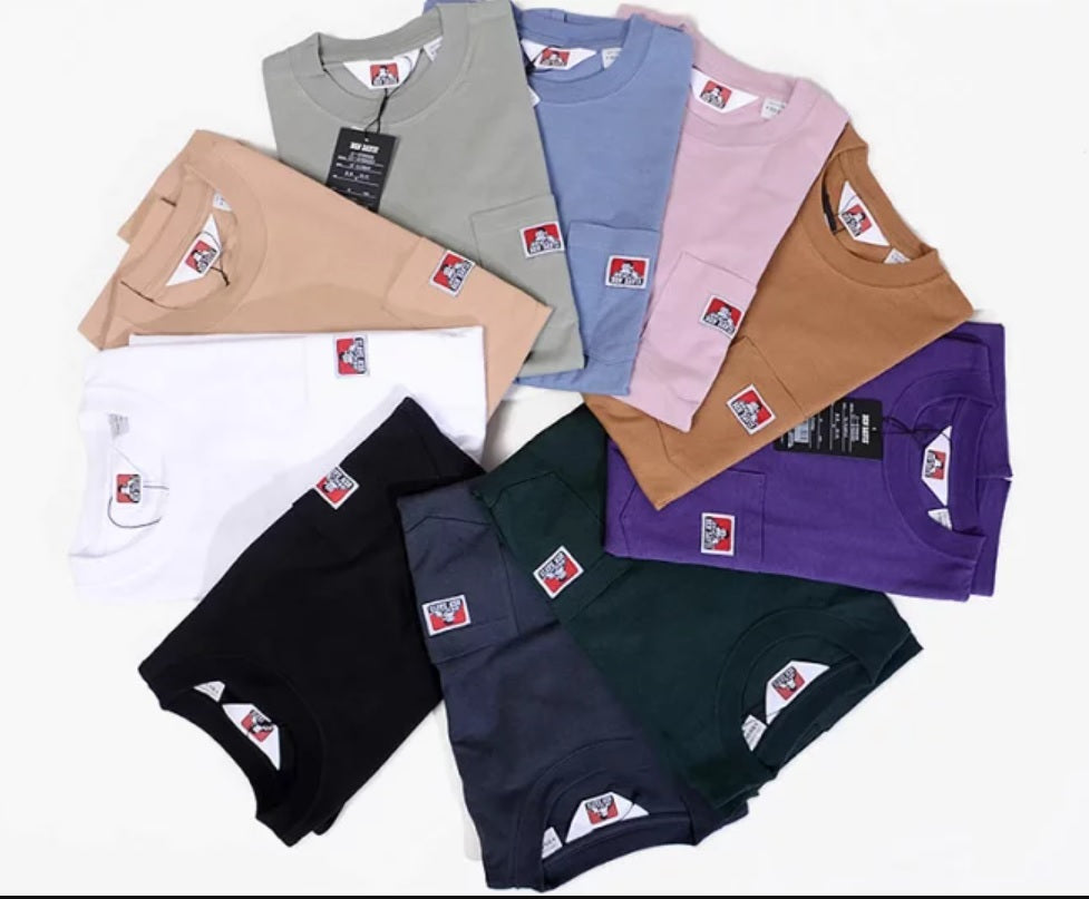 (現貨) BEN DAVIS LONG SLEEVE POCKET TEE