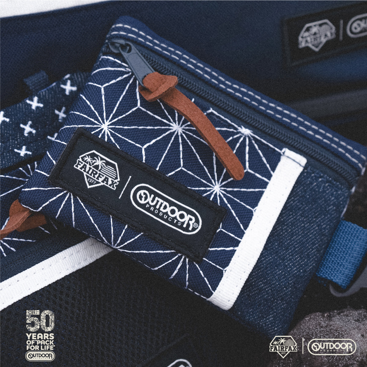 (現貨) FAIRFAX SASIKO KEY COIN POUCH