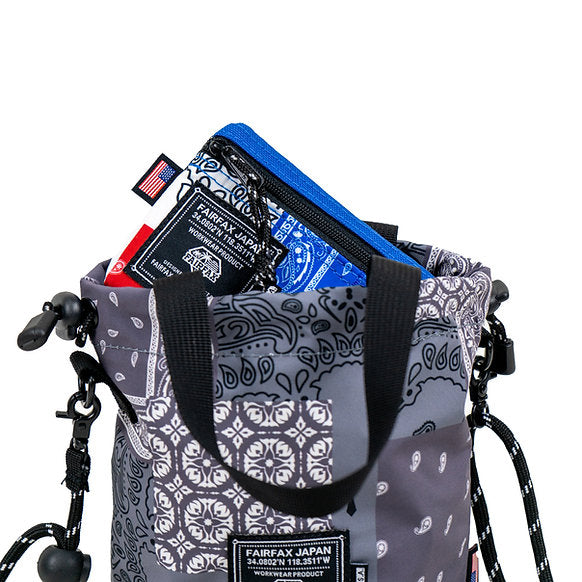 (現貨) FAIRFAX PATCHWORK BANDANA MINI BUCKET TOTE