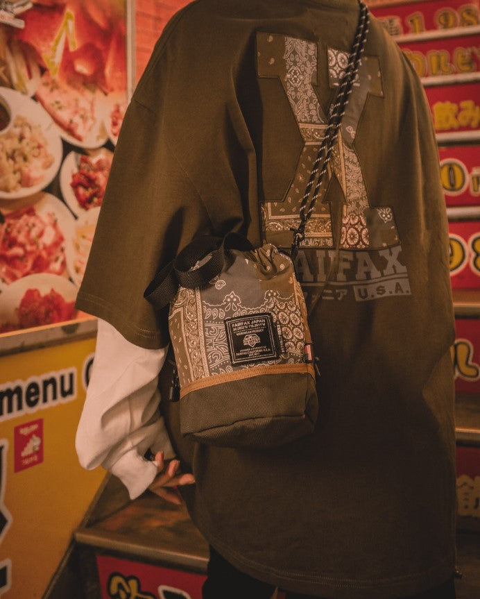 (現貨) FAIRFAX PATCHWORK BANDANA MINI BUCKET TOTE