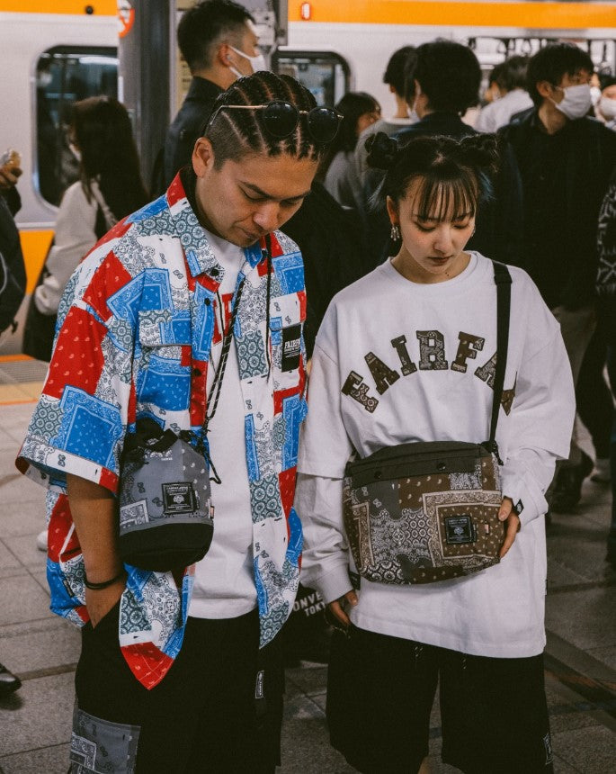 (現貨) FAIRFAX PATCHWORK BANDANA MINI BUCKET TOTE