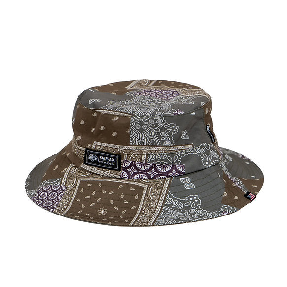 (現貨) FAIRFAX PATCHWORK BANDANA BUCKET HAT