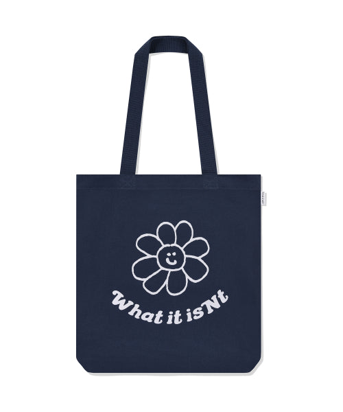(現貨) WHAT IT ISNT FLORY CANVAS ECO BAG