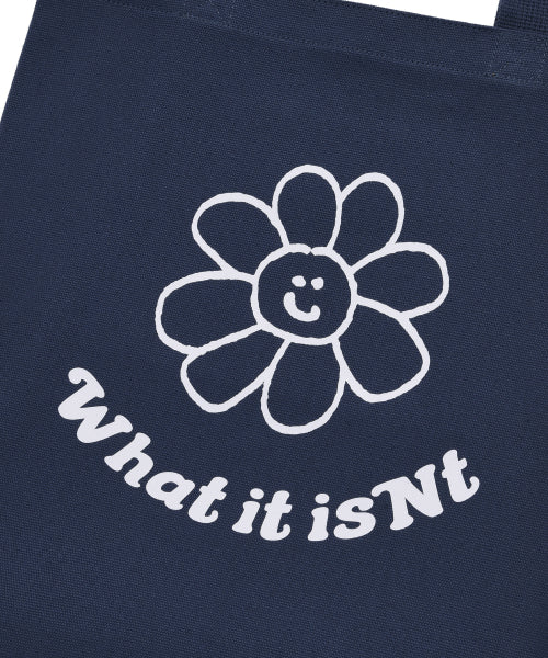 (現貨) WHAT IT ISNT FLORY CANVAS ECO BAG