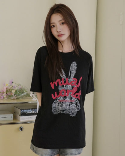 MUAHMUAH TEE - MUT26033 (韓國代購) 3色可選
