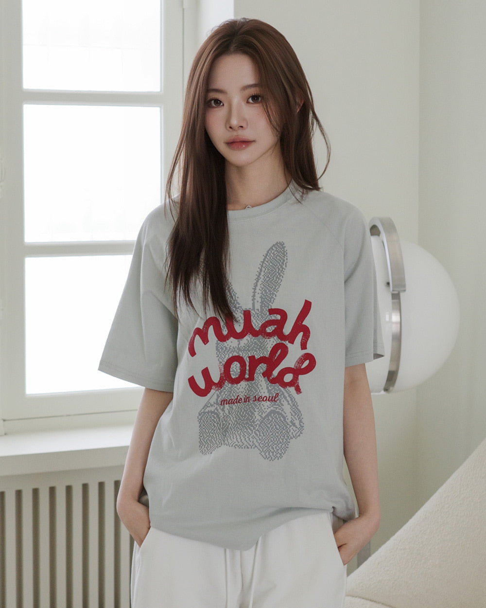 MUAHMUAH TEE - MUT26033 (韓國代購) 3色可選