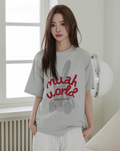 MUAHMUAH TEE - MUT26033 (韓國代購) 3色可選