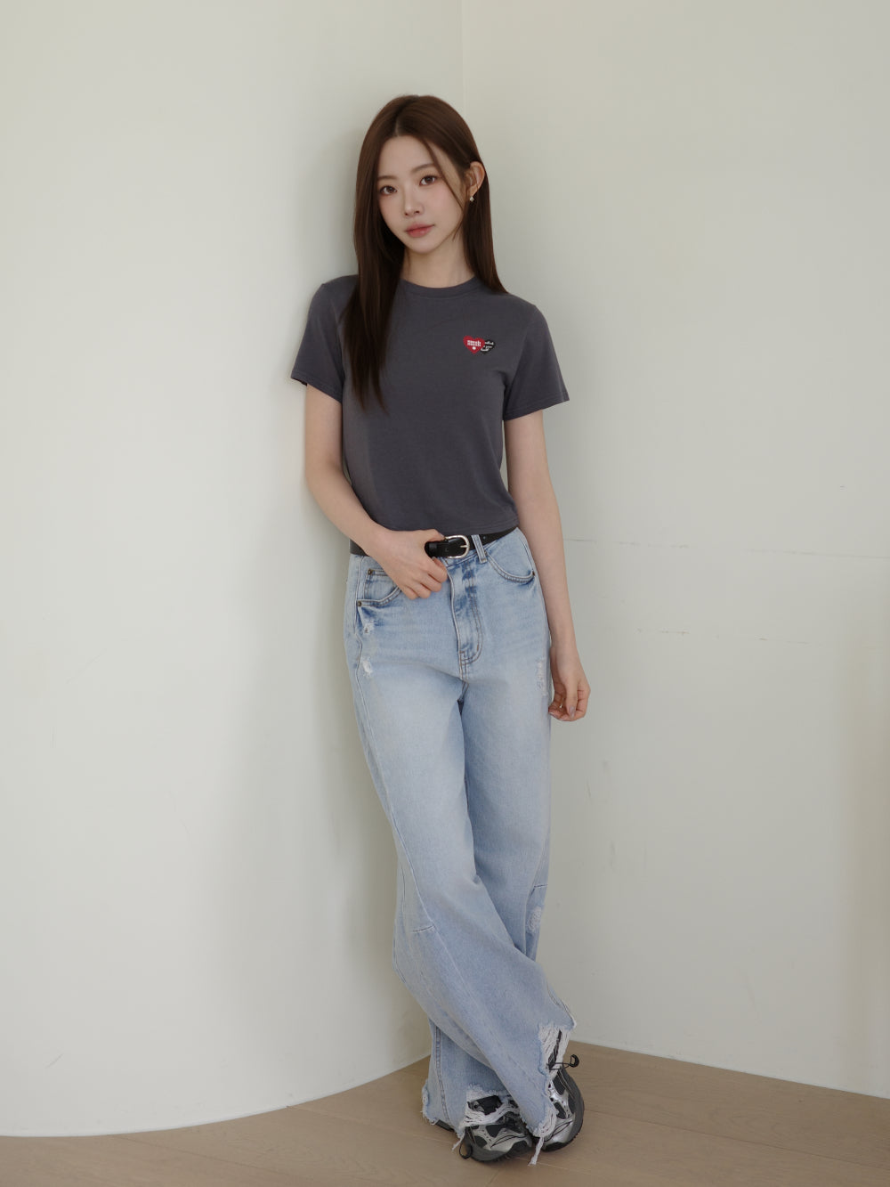 MUAHMUAH TEE - MUT26031 (韓國代購) 2色可選