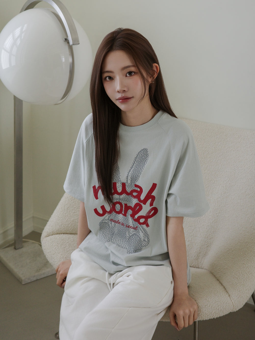 MUAHMUAH TEE - MUT26033 (韓國代購) 3色可選
