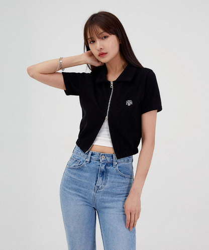 (現貨) MUAHMUAH ZIPUP HALF CARDIGAN 外套 - MUT22055