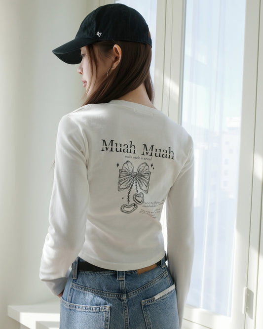 MUAHMUAH 長袖TEE 韓國代購 香港現貨