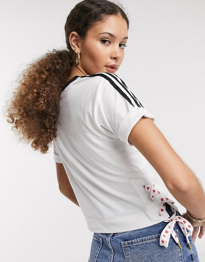 (現貨) ADIDAS HEART THREE STRIPE TEE