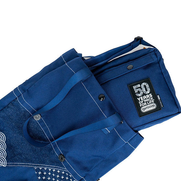 (現貨) FAIRFAX x OUTDOOR 50TH SASIKO 2 WAY MESSENGER TOTE