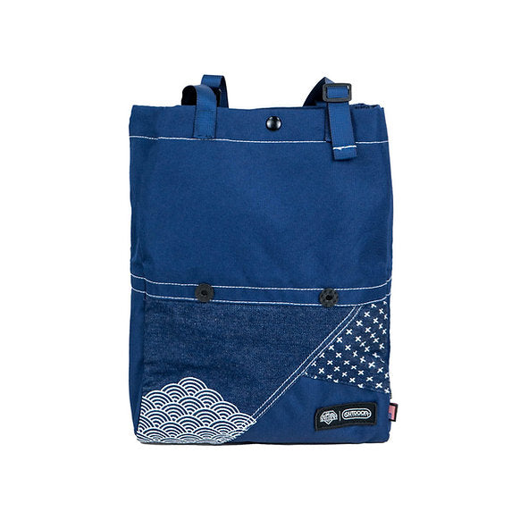 (現貨) FAIRFAX x OUTDOOR 50TH SASIKO 2 WAY MESSENGER TOTE