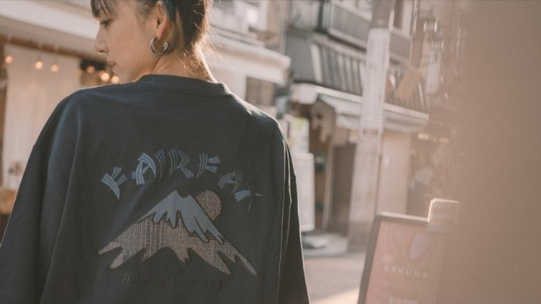 (現貨) FAIRFAX SASIKO MT FUJI TEE