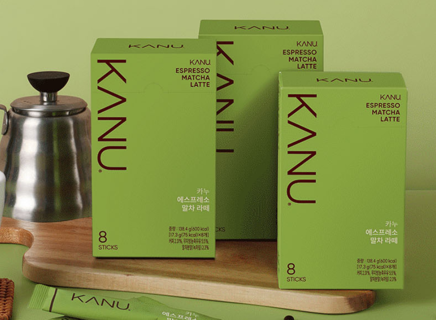 韓國 KANU 咖啡條 - KANU ESPRESSO MATCHA LATTE (8 STICKS)