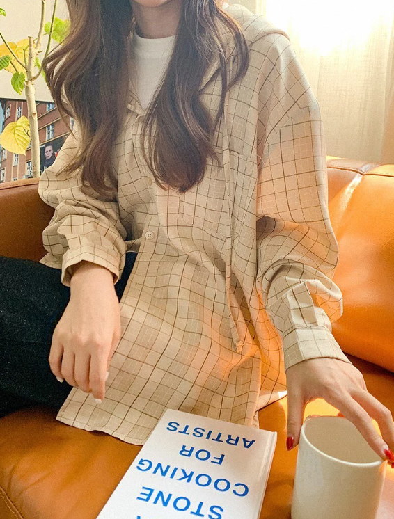 (現貨) MUAHMUAH 連帽襯衫 - MUSH21305