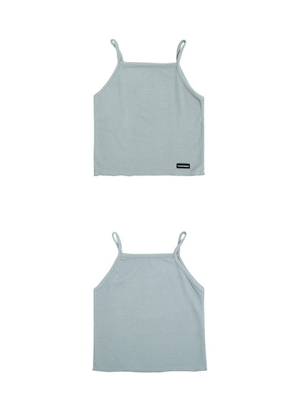 (現貨) MUAHMUAH LOGO SLEEVELESS HALF CARDIGAN 背心連外套 - MUT22063
