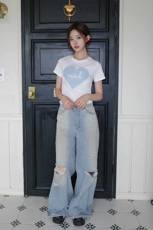 MUAHMUAH TEE - MUT26067 (韓國代購) 2色可選
