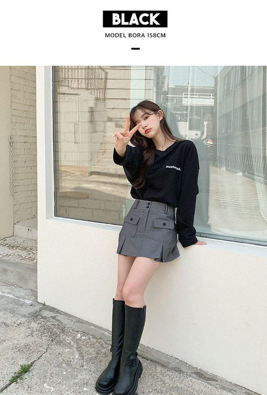 (現貨) MUAHMUAH 長袖 TEE  - MUT21021
